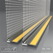 LIKOV LS-VHL 06 lišta okenní začišť. 6mm s krycí lam. a s tk.100mm délka 2,4m šedá tmavá LIKOV LS-VHL 06 lišta okenní začišť. 6mm s krycí lam. a s tk.100mm délka 2,4m šedá tmavá